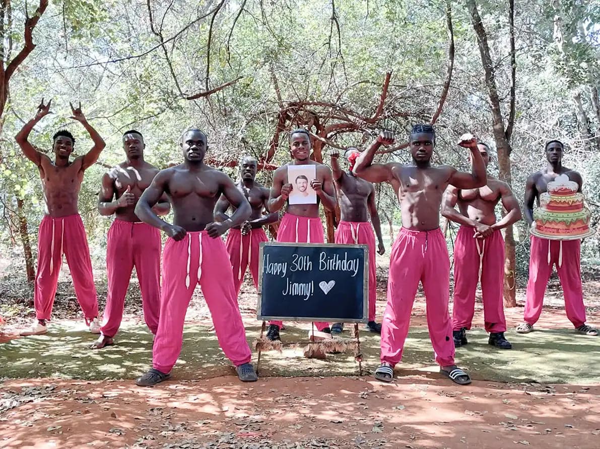 Africa Pink Pants